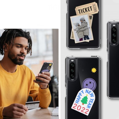 Etui obudowa case Spigen Ultra Hybrid do Sony Xperia 10 IV Crystal Clear
