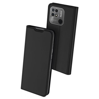 Etui ochronne z klapką Dux Ducis Skin Pro skórzane do Xiaomi Redmi 10C Czarne