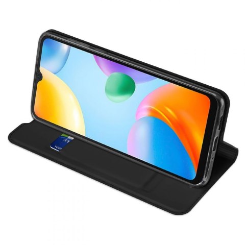 Etui ochronne z klapką Dux Ducis Skin Pro skórzane do Xiaomi Redmi 10C Czarne