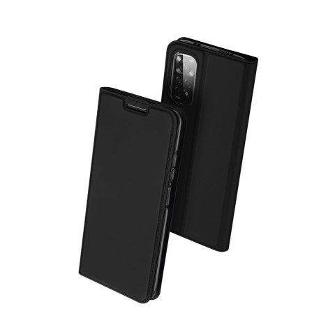 Etui ochronne z klapką Dux Ducis Skin Pro skórzane do Xiaomi Redmi Note 11/ 11S Czarne