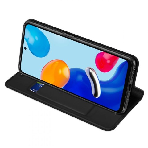 Etui ochronne z klapką Dux Ducis Skin Pro skórzane do Xiaomi Redmi Note 11/ 11S Czarne