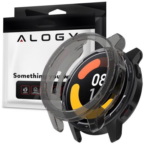Etui silikonowe Alogy nakładka case do Xiaomi Mi Watch S1 Active Global Czarne