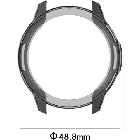 Etui silikonowe Alogy nakładka case do Xiaomi Mi Watch S1 Active Global Czarne