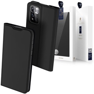 Etui z klapką Dux Ducis Skin Pro skórzane do Xiaomi Redmi Note 11 Pro/ 11 Pro Plus 5G Czarne