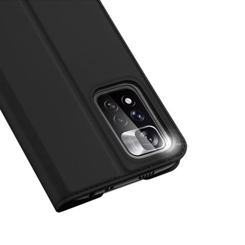 Etui z klapką Dux Ducis Skin Pro skórzane do Xiaomi Redmi Note 11 Pro/ 11 Pro Plus 5G Czarne