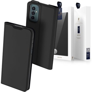 Zamykane etui z klapką Dux Ducis Skin Pro skórzane do Samsung Galaxy M23 5G Czarne