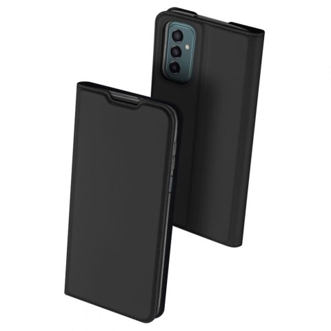 Zamykane etui z klapką Dux Ducis Skin Pro skórzane do Samsung Galaxy M23 5G Czarne