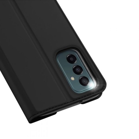 Zamykane etui z klapką Dux Ducis Skin Pro skórzane do Samsung Galaxy M23 5G Czarne