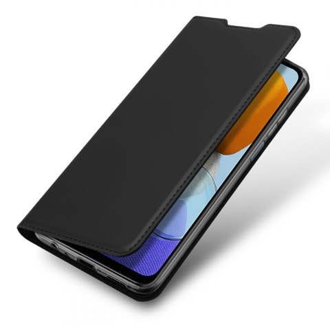 Zamykane etui z klapką Dux Ducis Skin Pro skórzane do Samsung Galaxy M23 5G Czarne