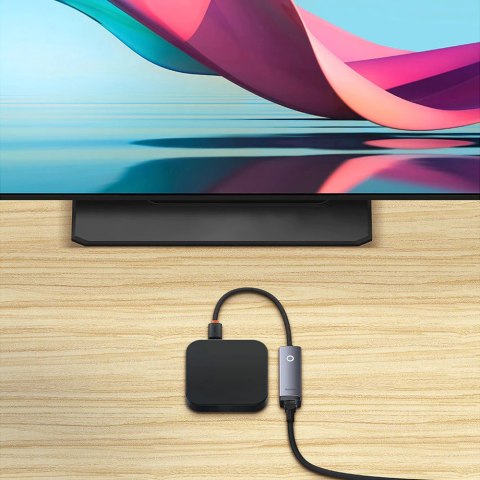 Adapter karta sieciowa LAN Baseus Erhernet przejściówka USB-C do RJ45 1000Mbps