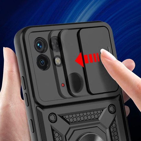 Etui Alogy Camshield Stand Ring z osłonką na aparat do Xiaomi Redmi 10c