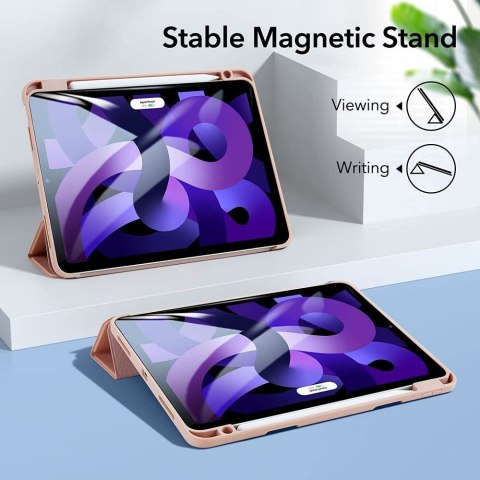 Etui ESR Rebound Pencil do Apple iPad Air 6 11" 2024 / 4 2020 / 5 2022 Rose Gold