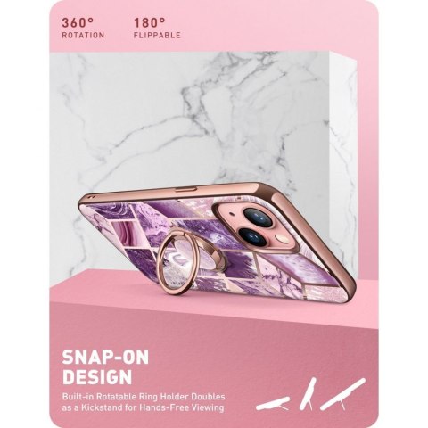 Etui Supcase Cosmo Snap do Apple iPhone 13 Marble Purple