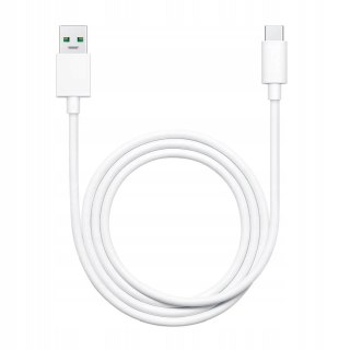 Kabel przewód Oppo DL129 USB do USB-C Type C 1m Biały