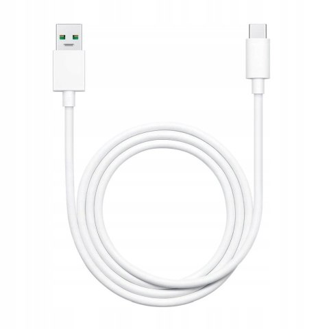 Kabel przewód Oppo DL129 USB do USB-C Type C 1m Biały