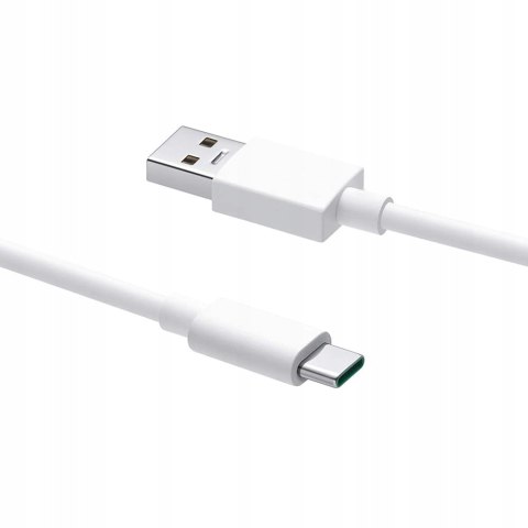 Kabel przewód Oppo DL129 USB do USB-C Type C 1m Biały