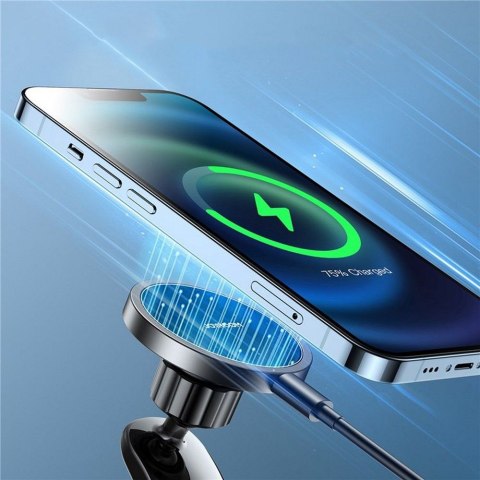 Magnetyczny uchwyt samochodowy z ładowarką do MagSafe Joyroom JR-ZS240 na kokpit 15W Black