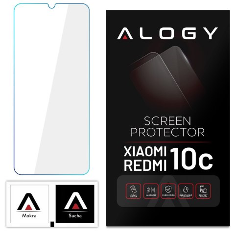Szkło hartowane 9H Alogy ochrona na ekran szybka do Xiaomi Redmi 10c