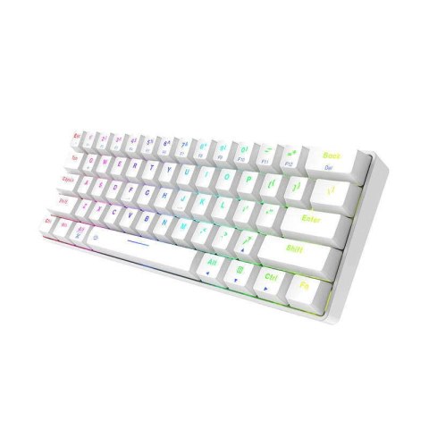 Bezprzewodowa klawiatura mechaniczna Dareu EK861 Bluetooth + 2.4G RGB (biała)