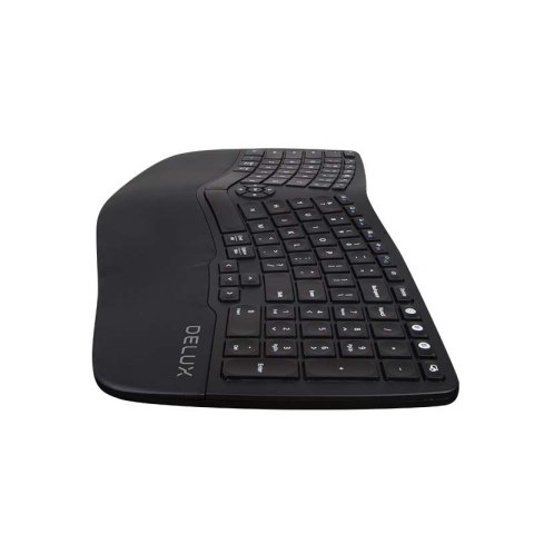 Ergonomiczna klawiatura bezprzewodowa Delux GM902 BT+2.4G