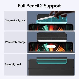 Etui ESR Rebound Hybrid do Apple iPad Pro 12.9 2020 / 2021 / 2022 / iPad Air 13 2024 Black