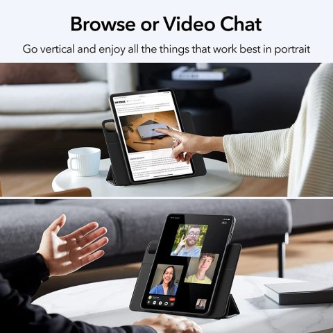 Etui ESR Rebound Hybrid do Apple iPad Pro 12.9 2020 / 2021 / 2022 / iPad Air 13 2024 Black