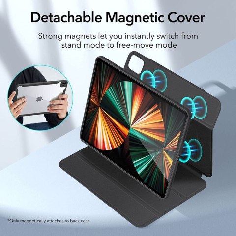 Etui ESR Rebound Hybrid do Apple iPad Pro 12.9 2020 / 2021 / 2022 / iPad Air 13 2024 Black