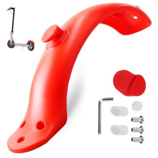 Krótki Błotnik tylni Alogy do hulajnogi elektrycznej do Xiaomi Mijia M365 / Pro / Mi 1S / Pro 2 Czerwony