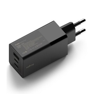 Ładowarka sieciowa Ringke Gan 3-port Network Charger USB USB-C 65W Black