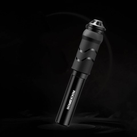 Mini pompka rowerowa RockBros 810PCS-HP do ramy rowerowej 100PSI na rower Presta Schrader Czarna