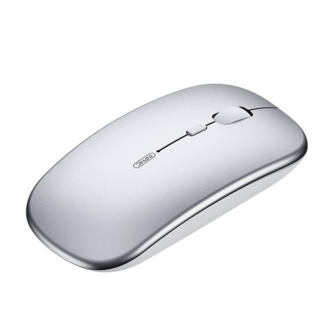 Bezprzewodowa mysz Inphic PM1BS Silent Bluetooth + 2.4G (srebrna)
