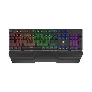 Klawiatura gamingowa mechaniczna Havit KB856L RGB z podkładką pod nadgarstki