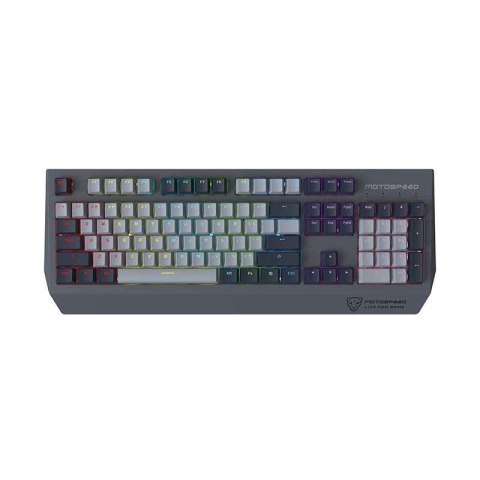 Klawiatura mechaniczna Motospeed CK99 RGB (czarno-szara)