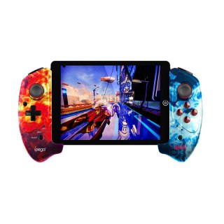 Kontroler bezprzewodowy / GamePad iPega PG-9083B z uchwytem na telefon (flame)