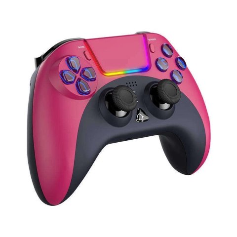 Kontroler bezprzewodowy / GamePad iPega PG-P4023D touchpad PS4 (Różowy)