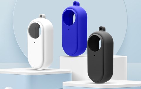 Obudowa / Ramka zabezpieczająca Telesin dla Insta360 GO 2 (TE-SCE-003) niebieska