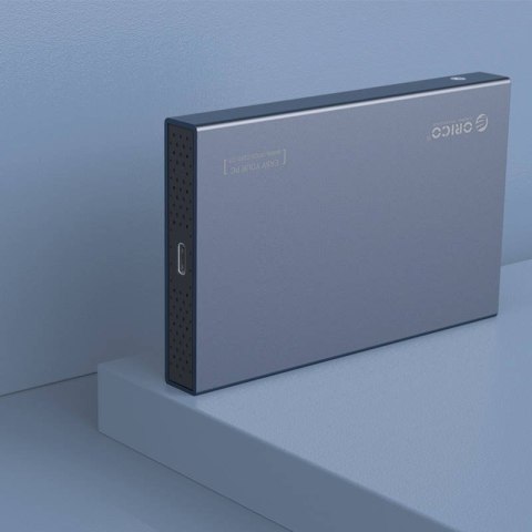 Obudowa zewnętrzna dysku Orico HDD/SSD 2.5" SATA III USB3.1 Typ-C Gen2 (szara)