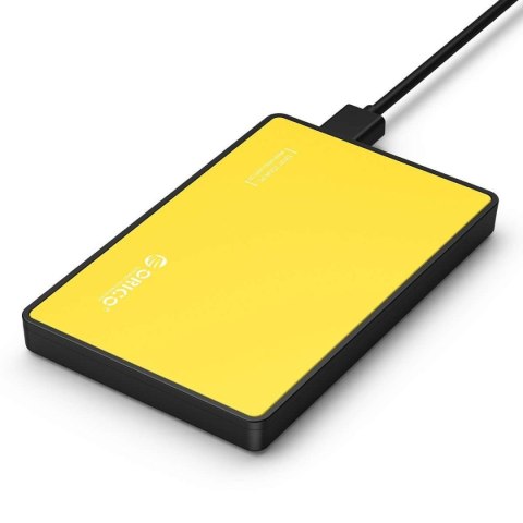 Obudowa zewnętrzna dysku Orico SSD/HDD 2.5" SATA III (żółta)
