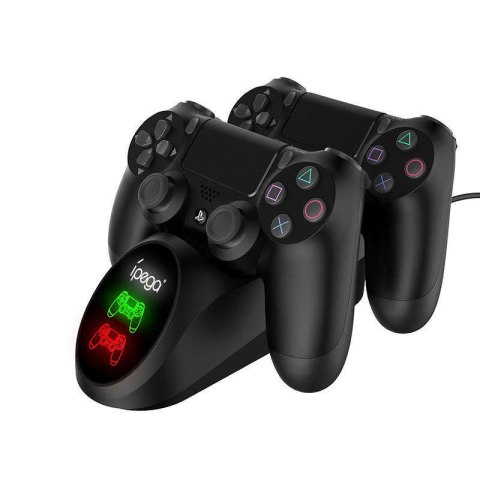 Podwójna stacja dokująca do Kontrolera / GamePada do PS4 iPega PG-9180 (czarna)
