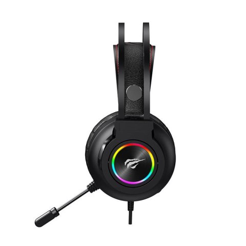 Słuchawki gamingowe Havit H654d RGB (czarne)