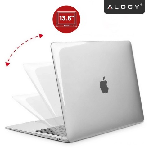 Etui Ochronne do Apple MacBook Air 13 13.6" M2 (2022) / M3 (2024) / M4 (2025), Smukłe i Przezroczyste, Alogy HardCase™ - Transpa