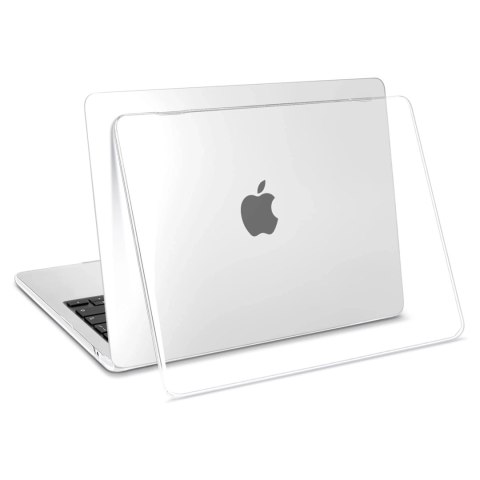 Etui Ochronne do Apple MacBook Air 13 13.6" M2 (2022) / M3 (2024) / M4 (2025), Smukłe i Przezroczyste, Alogy HardCase™ - Transpa