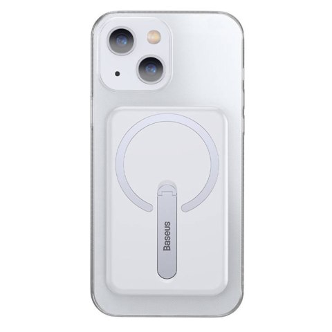 Etui do iPhone 13 do MagSafe Baseus Crystal Magnetic z podstawką Przezroczyste