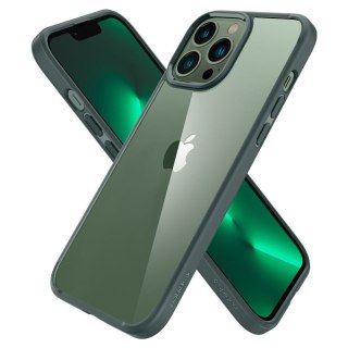 Etui obudowa case Spigen Ultra Hybrid do Apple iPhone 13 Pro Midnight Green