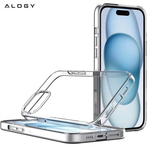 Etui pancerne obudowa Alogy Hybrid Case do Apple iPhone 13/14 Przezroczyste