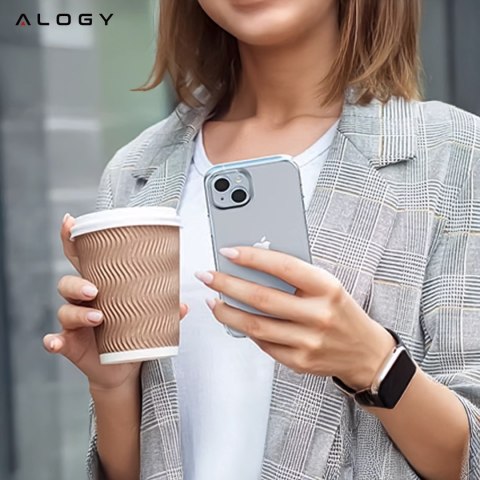 Etui pancerne obudowa Alogy Hybrid Case do Apple iPhone 13/14 Przezroczyste