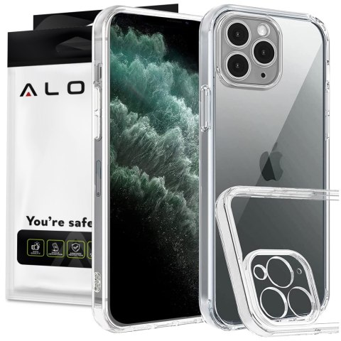 Etui pancerne obudowa Alogy Hybrid Case z osłoną na aparat do Apple iPhone 11 Pro Max Przezroczyste
