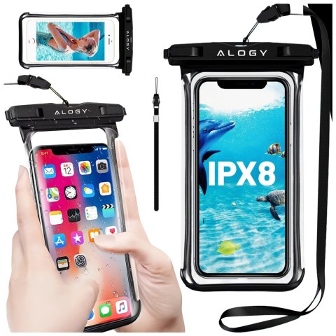 Etui wodoodporne Uniwersalne Alogy HydroShield™ IPX8 wodoszczelne uniwersalne do 6.5 Wodoodporna ochrona na plażę basen kajak Cz