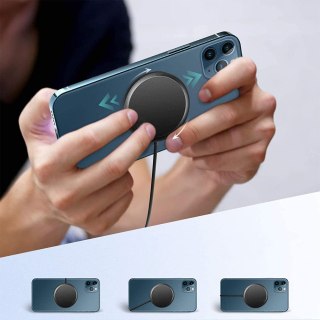Ładowarka indukcyjna Alogy do MagSafe bezprzewodowa 15W do iPhone 16/15/14/13/ PRO / MAX/ MINI Czarna