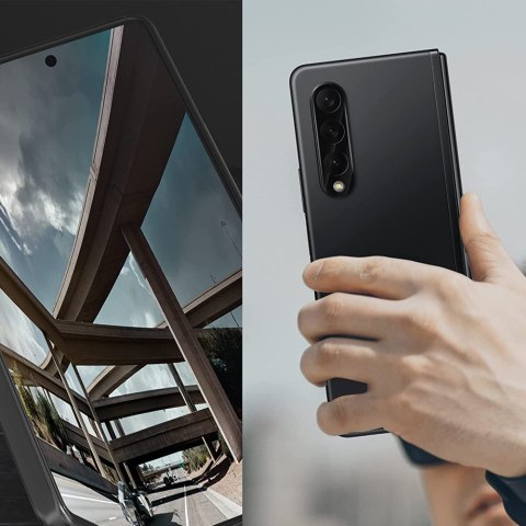 Metalowa osłonka aparatu Alogy Lens Protector PRO+ na obiektyw do Samsung Galaxy Z Fold 3 czarna